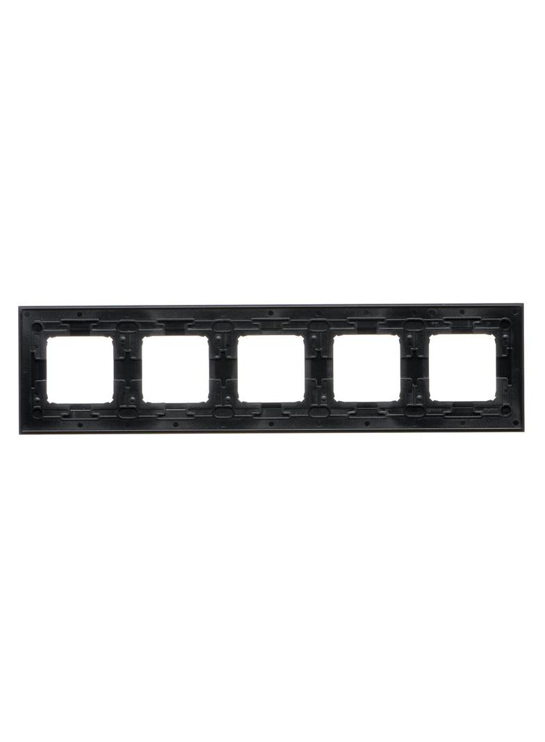 Simon 54 NATURE WMDZ-0150xS-083 Ramka 5-krotna Nature-Metal, INOX DARK, IP20/IP44. (IP44-należy zast DRN5/83 KONTAKT