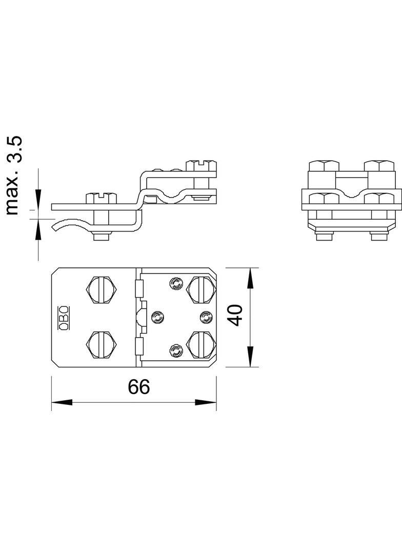 274, ZACISKI DO BLACHY 8/10 OC.OGN.