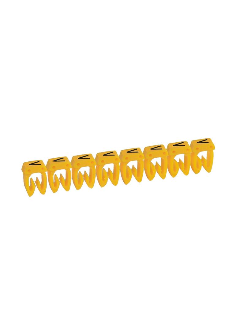 Oznacznik Litery /V/ Cab3 1.5-2.5Mm2 Żółty (300Szt.)  038351 LEGRAND