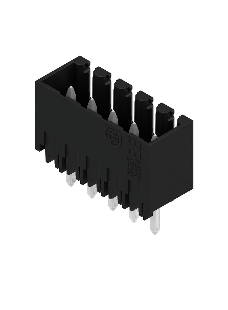 SL 3.50/05/180G 4.5SN BK BX Wtyki PCB (złącza płyty), 3.50 mm, Liczba biegunów: 5, kąt odejścia: 180° /50szt./ 1616040099 WEIDMÜLLER