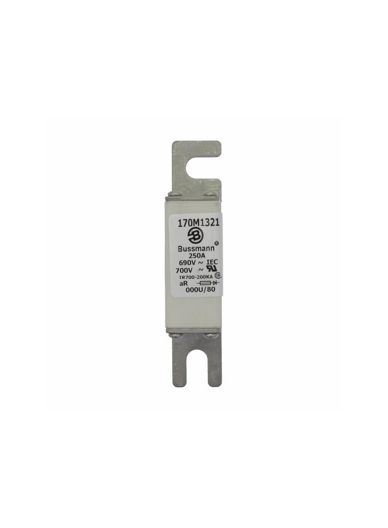 250A 690V IEC aR 000U/80 SQUAREBODY FUSE Wkładka szybka 250A AC 690V DIN 000 21x40x100 mm, 170M1321
