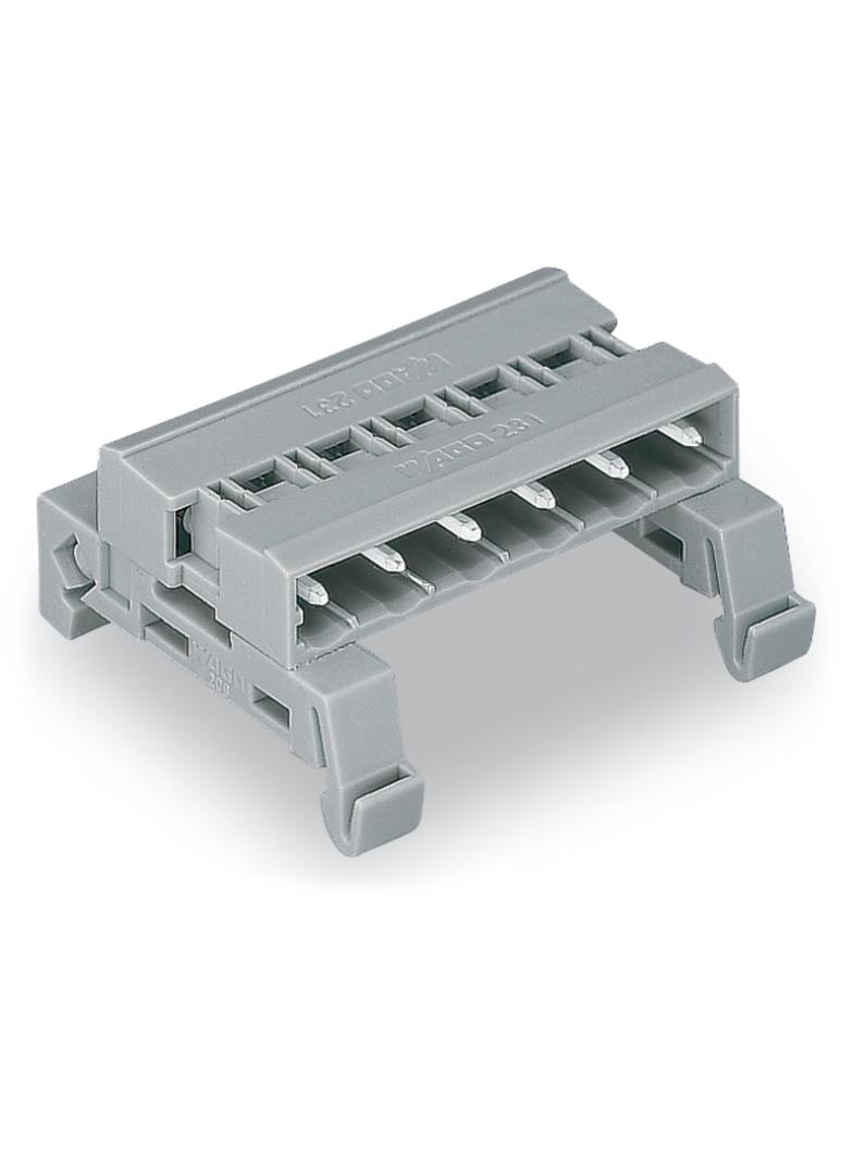 MCS-MIDI Classic wtyk dwustronny 3-bieg. szary raster 7,5 mm /50szt./ WAGO