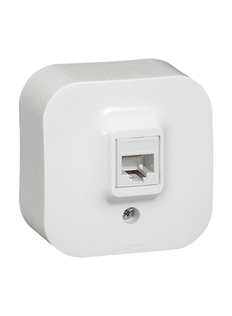 FORIX IP20 - GNIAZDO 1XRJ45 KAT. 5E UTP BIAŁE, Legrand