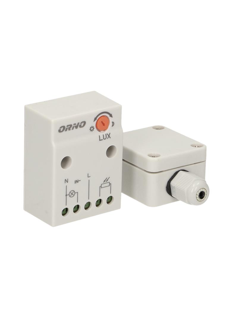 Czujnik zmierzchowy z hermetyczną zewnętrzną sondą w puszce IP65 2300W OR-CR-232 ORNO