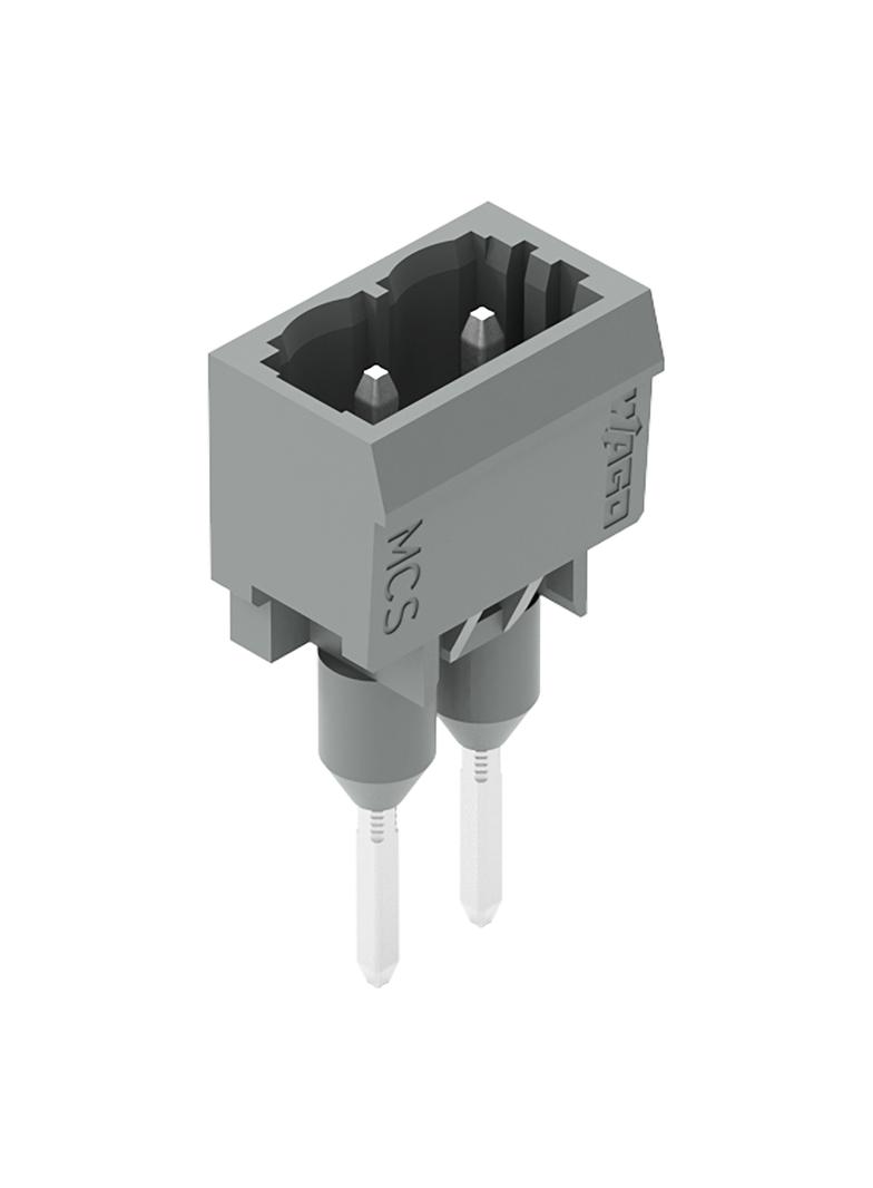 MCS-MIDI Classic wtyk 2-bieg. szary raster 5 mm