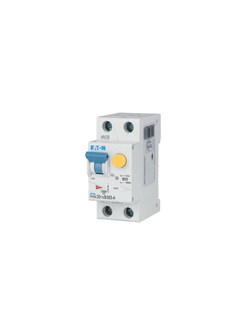 PKNM-20/1N/B/003-A-MW Wyłącznik różnicowonadprądowy 1P+N B20A 30mA typ A 236239 EATON