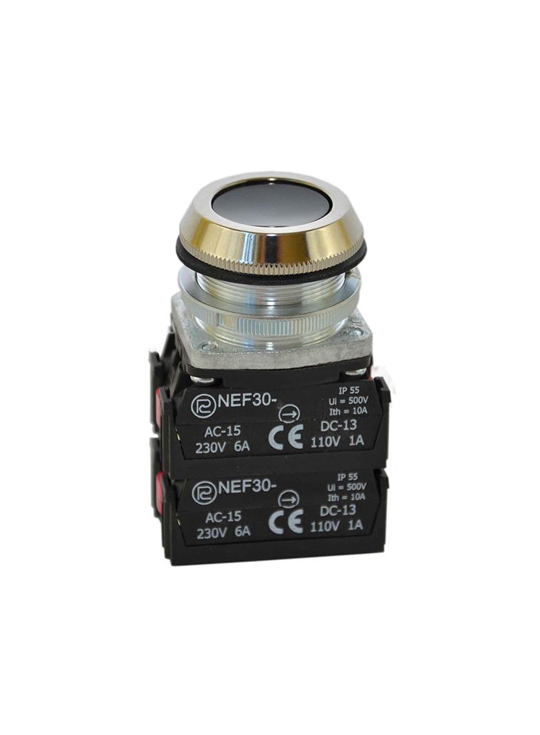 Przycisk NEF30-KX3Y czarny W0-NEF30-K X3Y S PROMET
