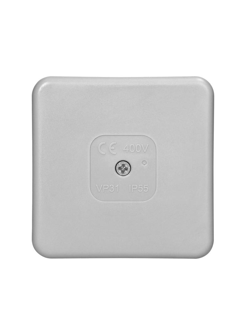 Puszka n/t PRO IP55 400V 12 przepustów gumowych 85x85x37mm szary OR-JB-13807/G ORNO