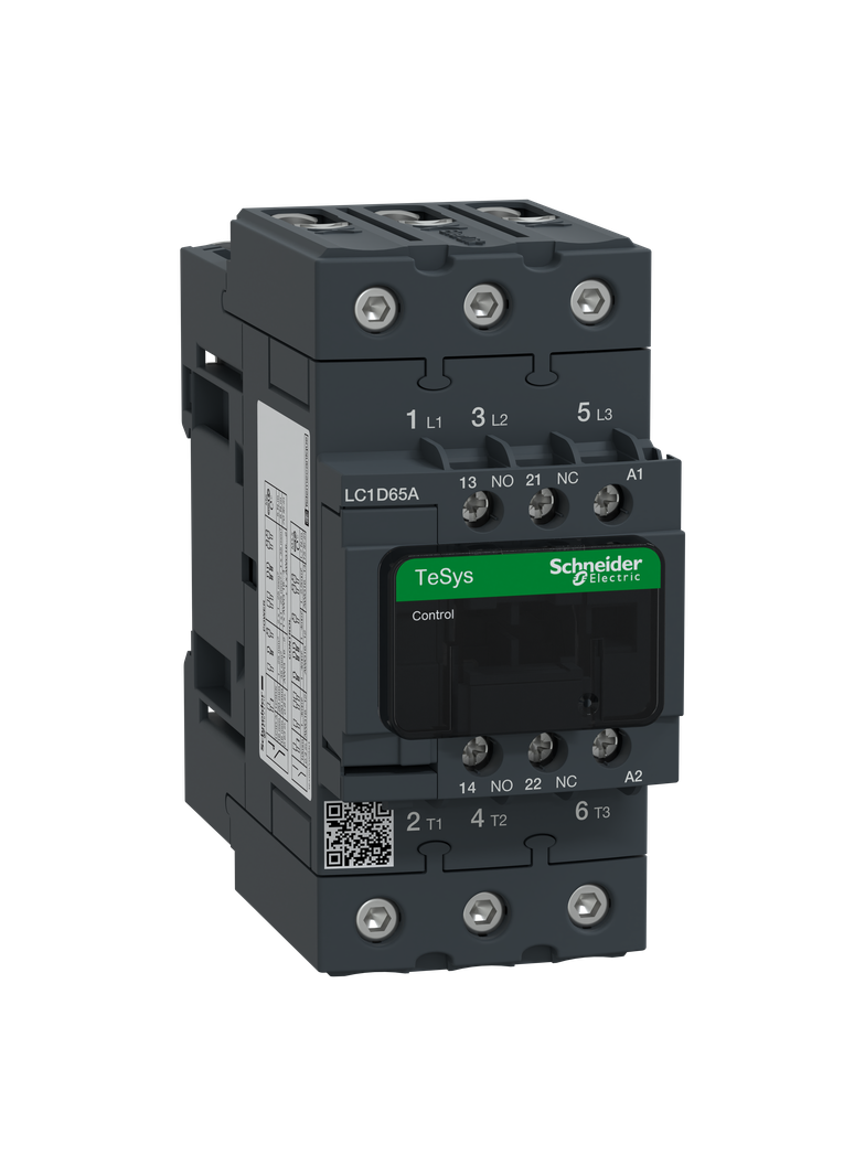 Stycznik mocy TeSys D 65A 30kW 3P 1NO 1NC cewka 400VAC zaciski EVK skrzynkowe