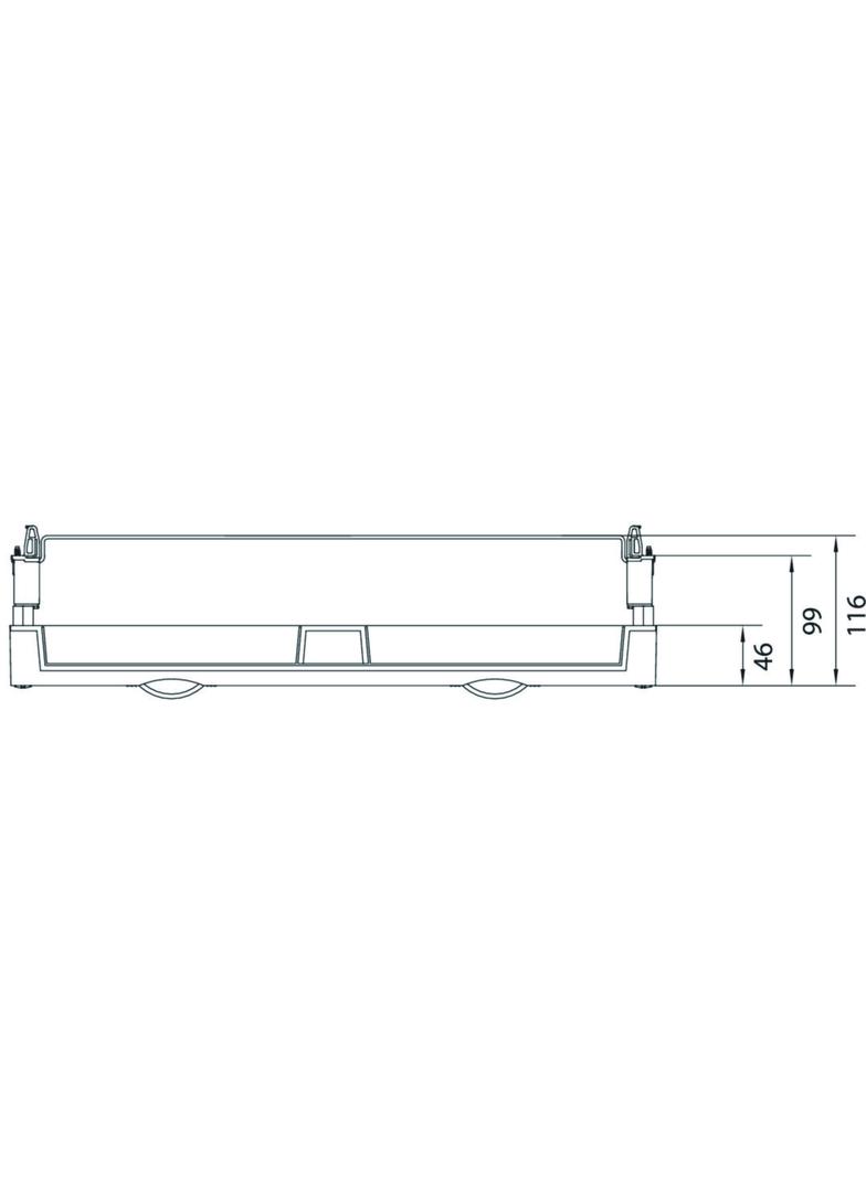 univers N 300x500mm podzespół dla wyłączników mocy H3+ 2xP160 UK22LH0 HAGER