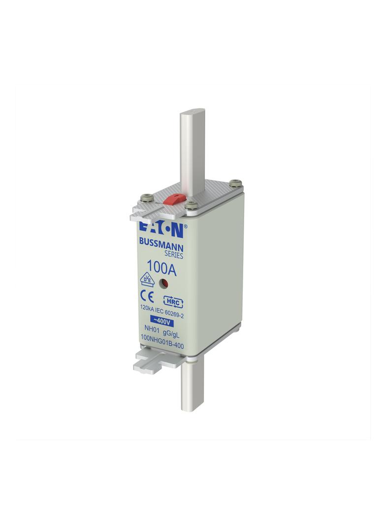 NH FUSE 100A 400V GG/GL SIZE 01 Wkładka NH01 100A 400V GL/GG podwójny wskaźnik 100NHG01B-400 EATON
