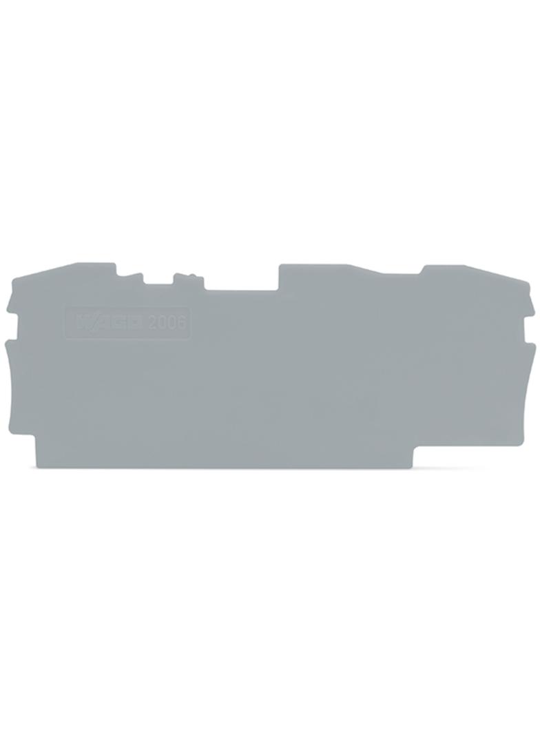 Ścianka końcowa szara TOPJOBS 2006‑1391 /25szt./ WAGO