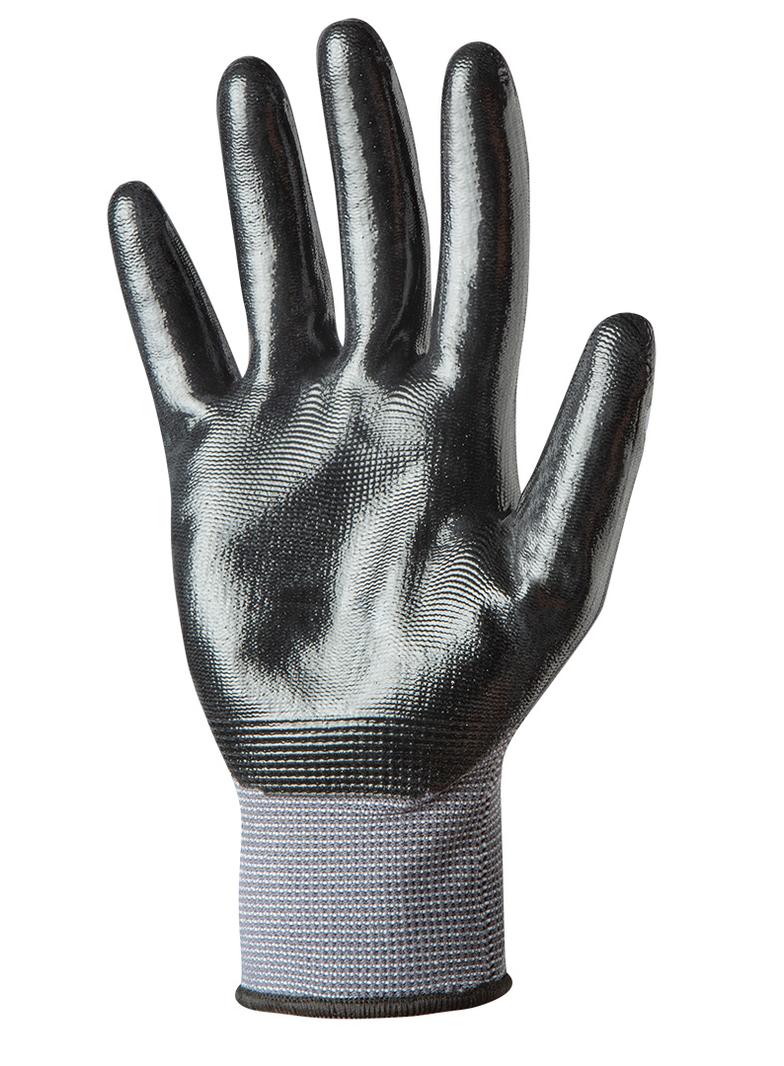 Rękawice robocze, nylon pokryty nitrylem, 4131X, rozmiar 9