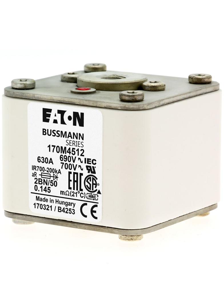 FUSE 630A 690V 2BN/50 AR UC Wkładka szybka 630A AC 690V rozmiar 2 61x77x51 mm aR IEC UL w 170M5412 E