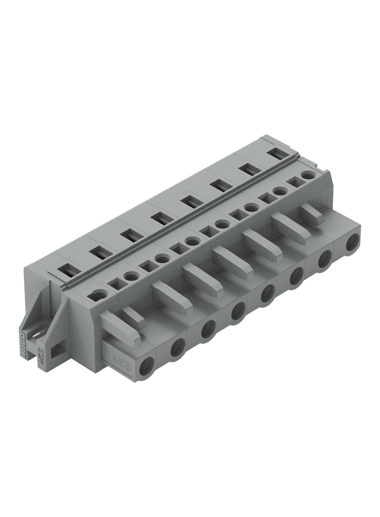 MCS-MIDI Classic gniazdo 8-bieg. szare raster 7,5 mm /25szt./ WAGO