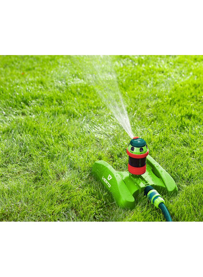 Zraszacz sektorowy, 6- funcyjny z napędem, regulowany zasięg,  powierzchnia podlewania max 491 m2, p