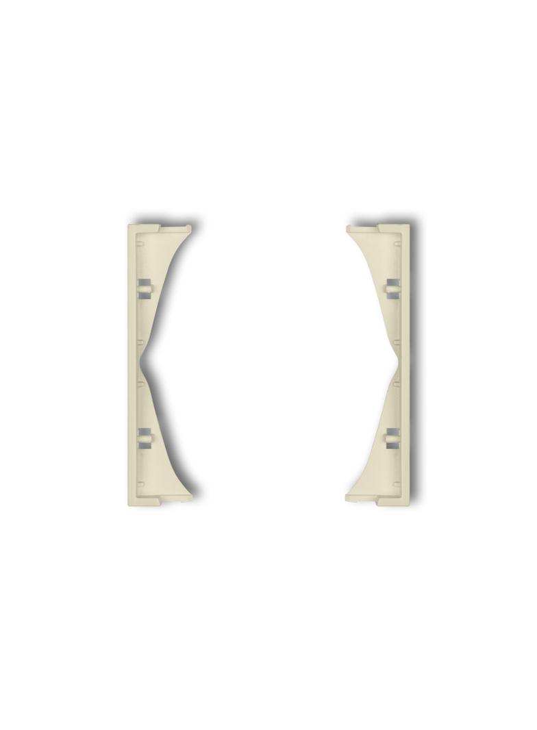 MINI Ramka pośrednia do gniazd podwójnych orzech ziemny