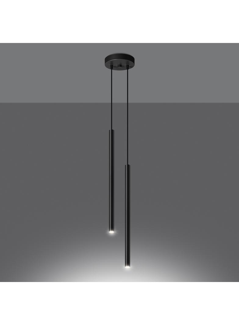 Sollux Lampa wisząca PASTELO 2 czarna SL.1304