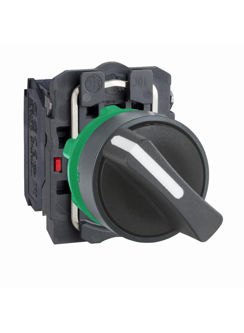 Harmony XB5 Przełącznik 2 pozycyjny czarny plastikowy XB5AD25