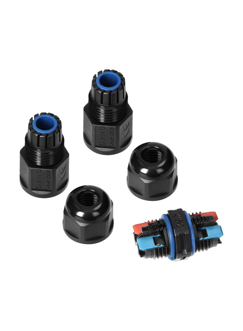 Konektor kablowy prosty z szybkozłączką IP68 MINI 2x1,5mm2, 400V/16A,