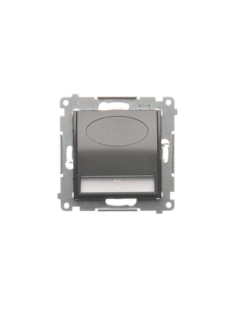 Simon 54 Oprawa oświetleniowa LED 14V DC 0.56 W białe zimne 5900 K antracyt