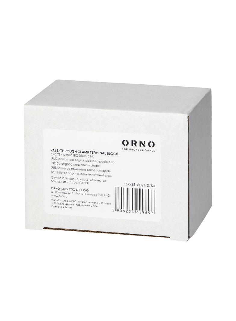 Złączka instalacyjna zaciskowa 3-przewodowa, dwustronna; na dowolny przewód 0,75-4mm2; IEC 250V/32A;