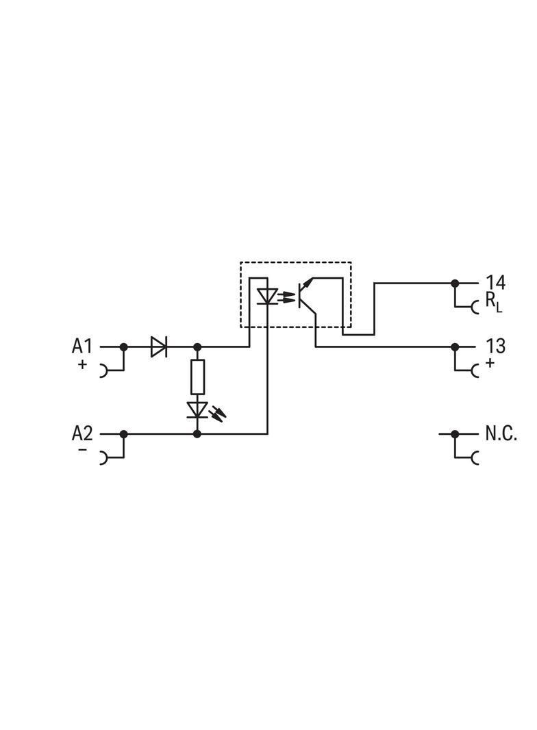 JUMPFLEX podstawka z przekaźnikiem półprzewodnikowym 24V DC/48V DC/0,1A