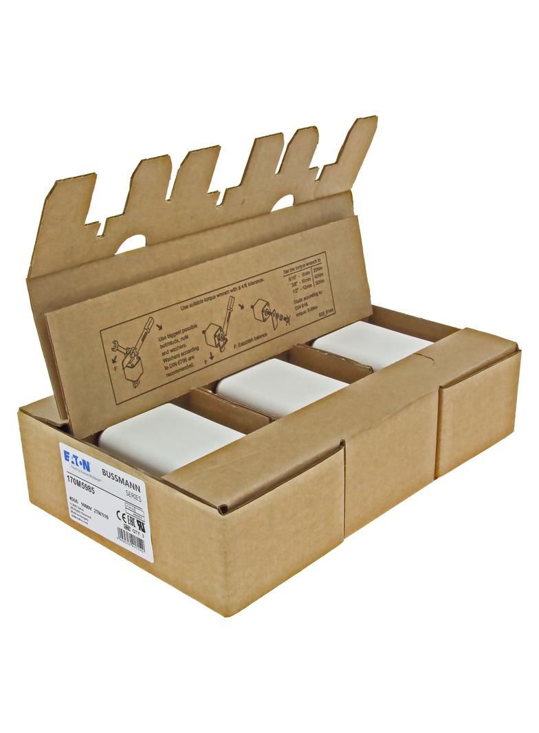 450A 1000V 2TN/110 aR INDICATOR FUSE Wkładka szybka 450A AC 1000V DIN 2 59x75x138 mm aR, 170M5985 EA