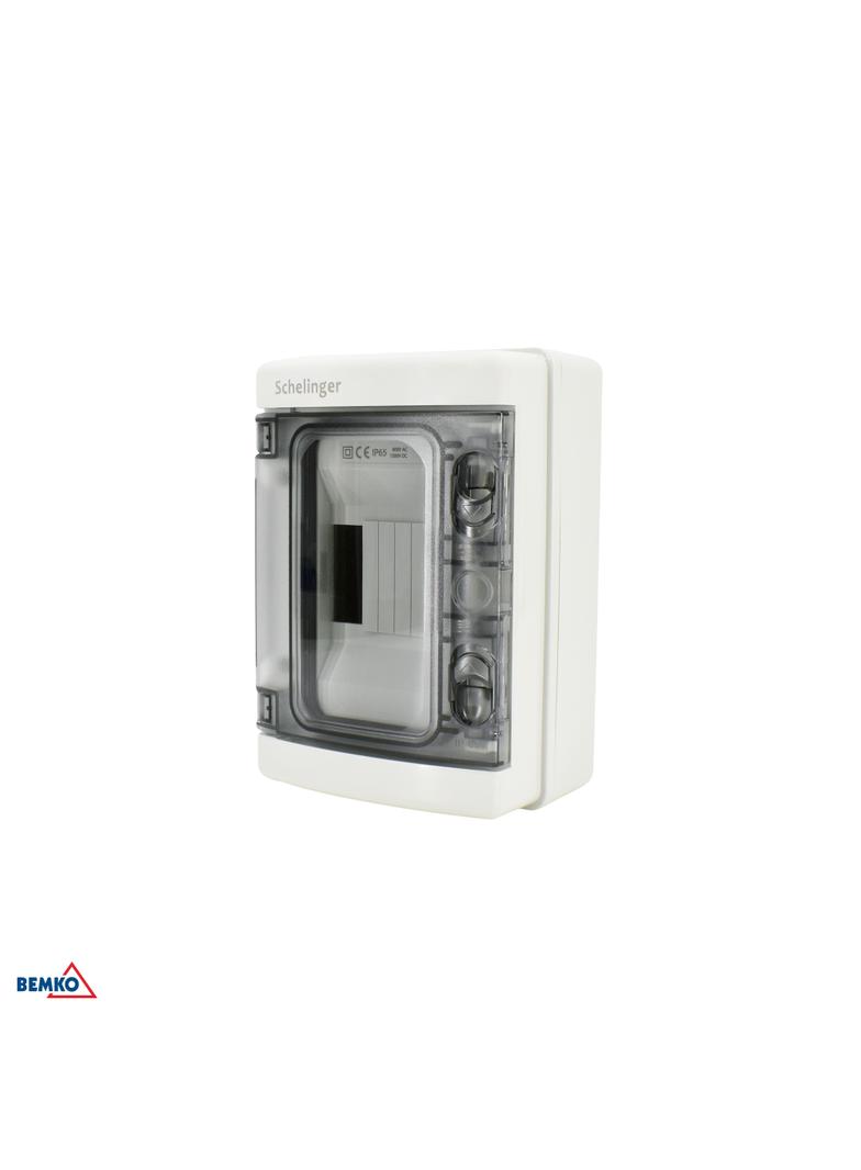 ROZDZIELNICA NATYNKOWA HERMETYCZNA IP65 ZACISKI 4N+4PE 1x4P