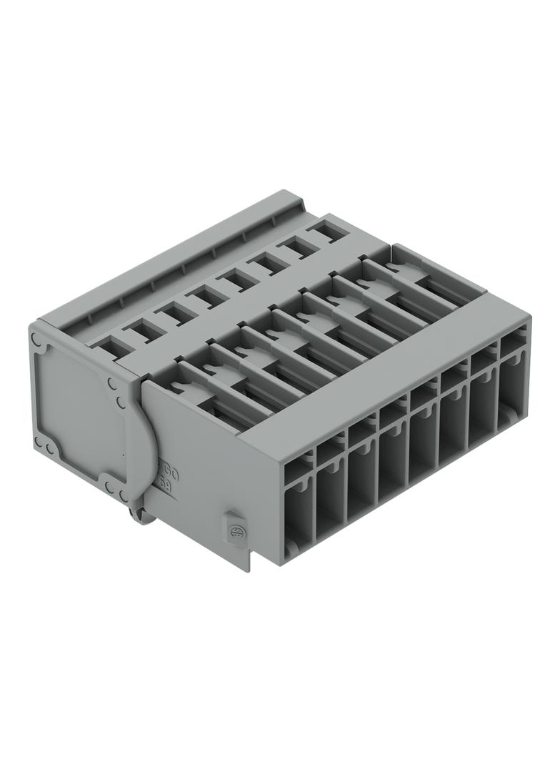X-COM wtyk 8-biegunowy szary raster 5 mm /25szt./ WAGO