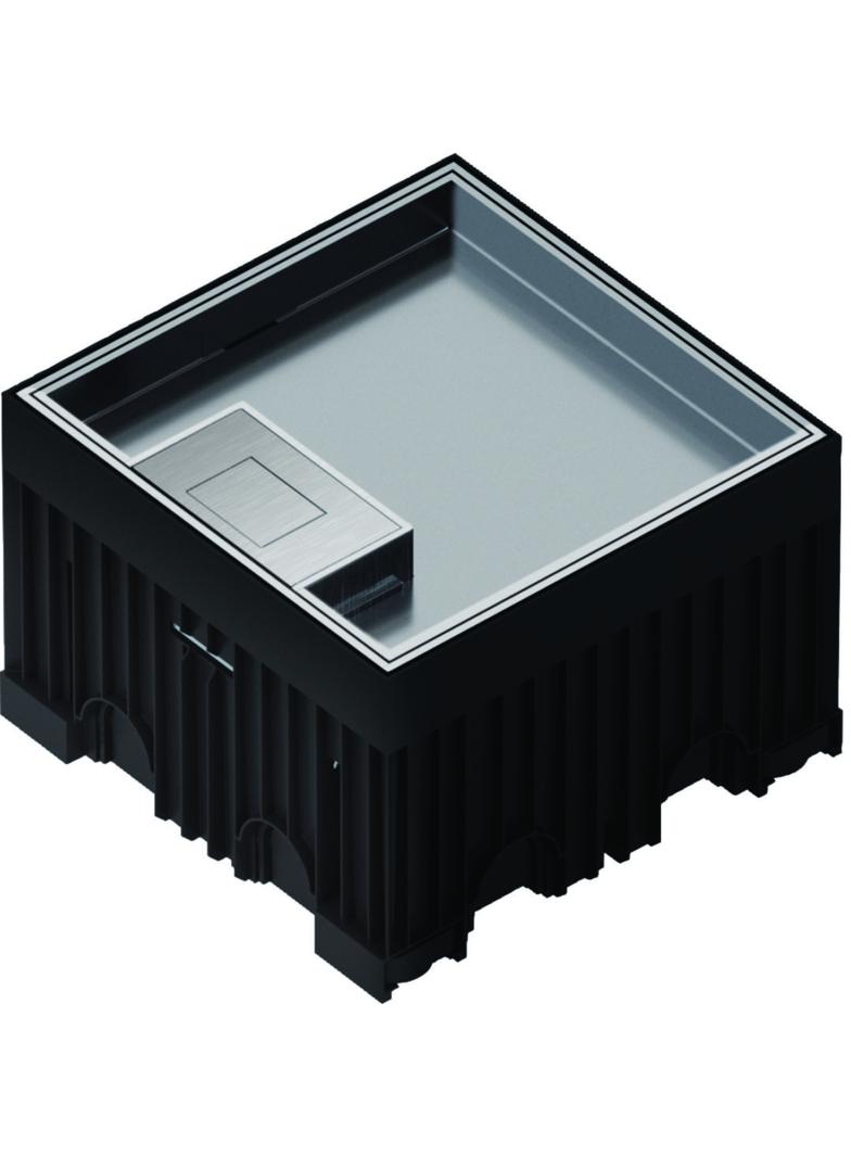 tehalit.VE-EE Puszka podło-montazowa mini IP30 3kN Q02 144x144 15mm stal UDKQ02E15U HAGER