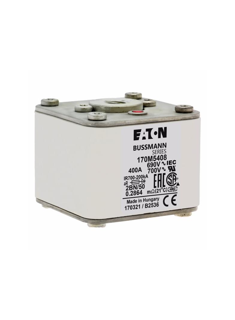 FUSE 400A 690V 2BN/50 AR UC Wkładka szybka 400A AC 690V rozmiar 2 61x77x51 mm aR IEC UL w 170M5408 E