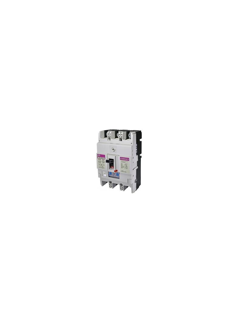 Wyłącznik mocy 3P 16kA wyzw. TM (regul.termiczna i magnetyczna) EB2S 250/3LA 200A 3P 004671887 ETI
