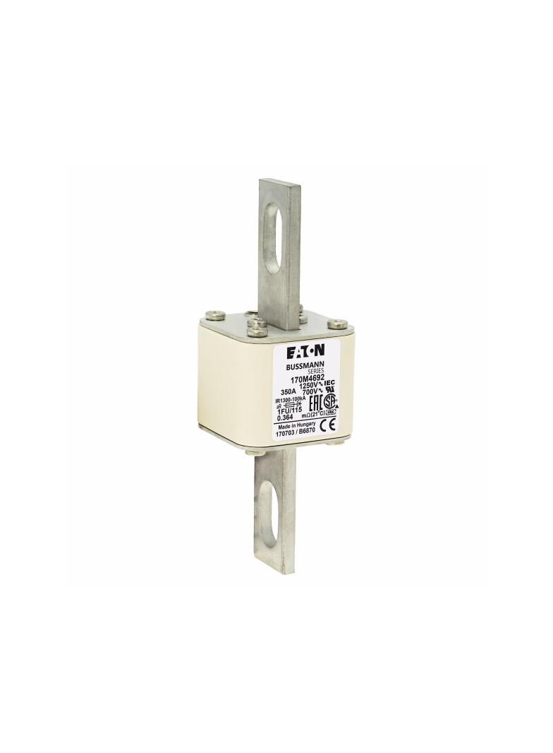 FUSE 350A 1250V 1FU/115 AR CU Wkładka szybka 350A AC 1250V rozmiar 1 53x69x160 mm aR IEC U 170M4692