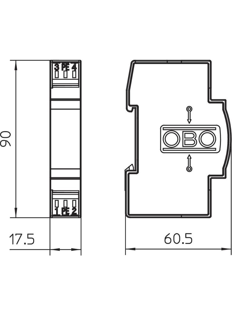 FRD 5 HF, Bariera odgromowa