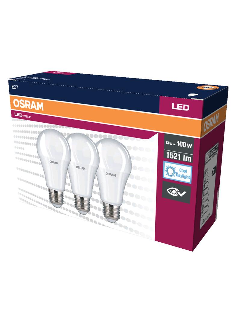 Lampa LED VALUE Classic A100 13W/865 230V plastik E27 FS3 OSRAM