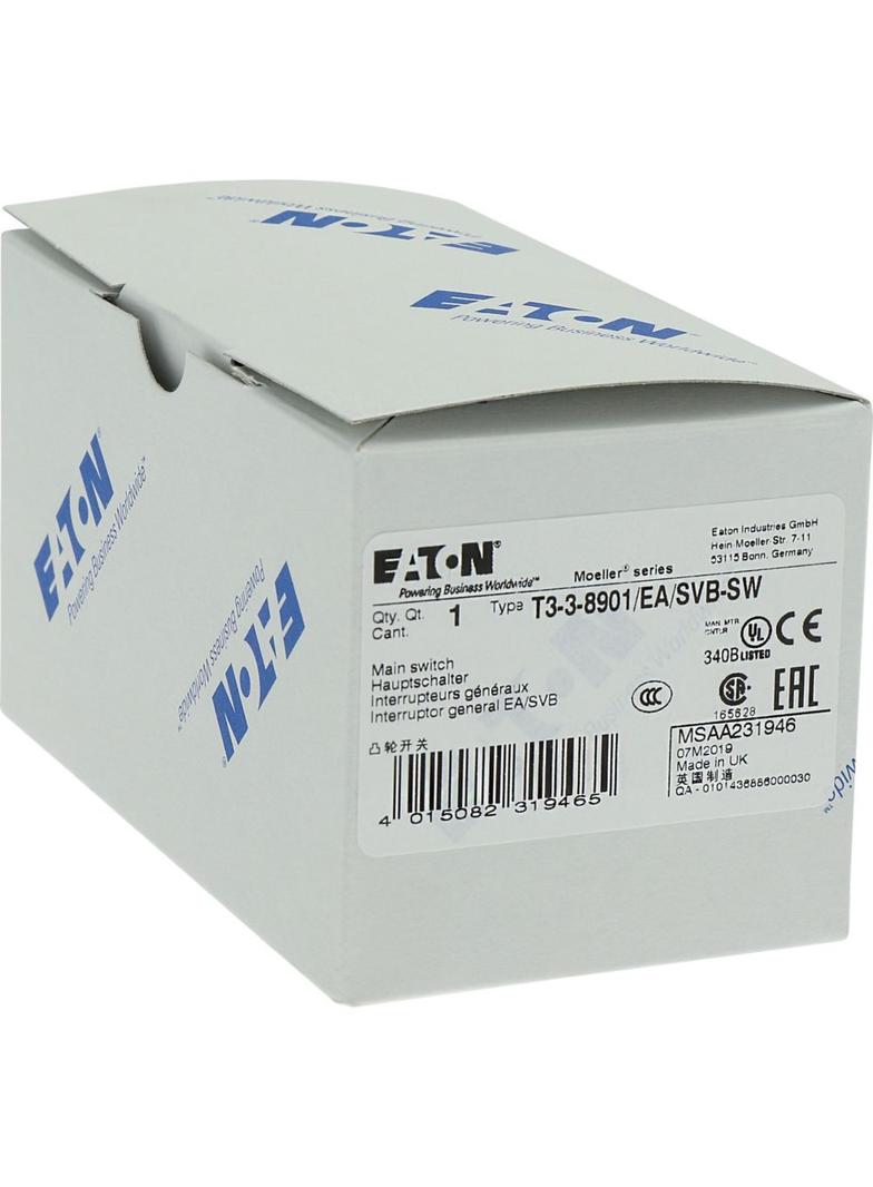 T3-3-8901/EA/SVB-SW Łącznik krzywkowy 32A 13kW 231946 EATON