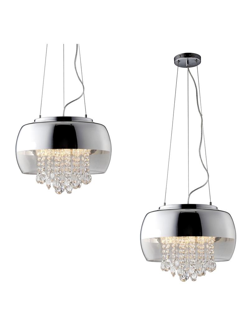 lampa wisząca Luna 3xE14 chrom ML3801 Milagro