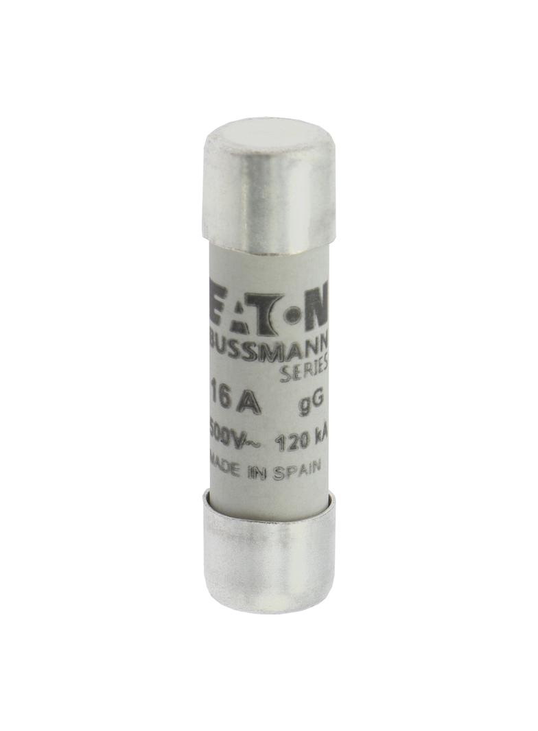 CYLINDRICAL FUSE 10 x 38 16A GG 500V AC Wkładka cylindryczna 10 x 38mm 16A GG 500V AC C10G16 EATON