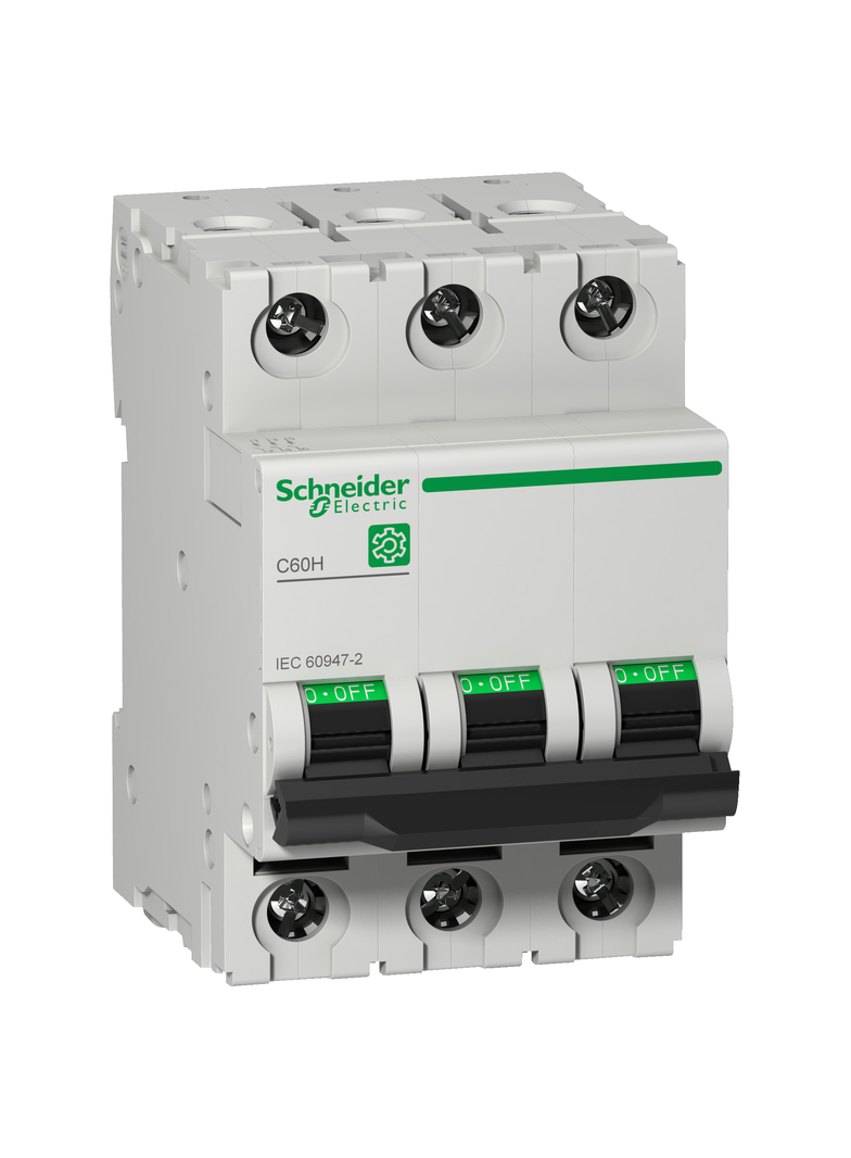 Wyłącznik nadprądowy Multi9 - C60H - 3P - 10 A - kat. D - 415 V - 15 kA M9F15310 Schneider