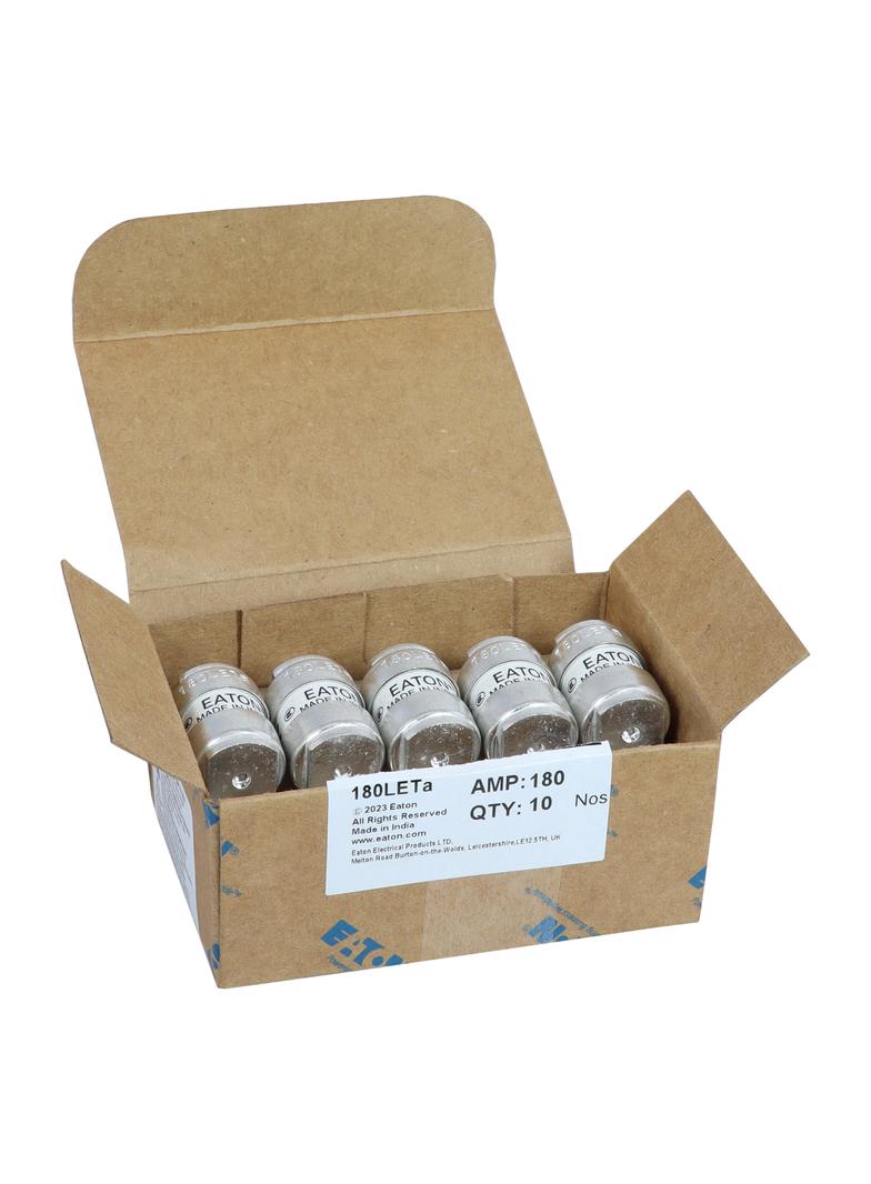 180AMP 250V AC BS88 HIGH SPEED FUSE Wkładka szybka 180A AC 240V DC 150V BS88 18x56 mm aR, 180LET EAT