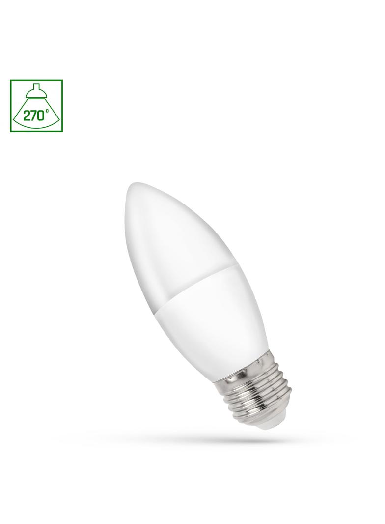 LED ŚWIECOWA E-27 230V 1W WW SPECTRUM