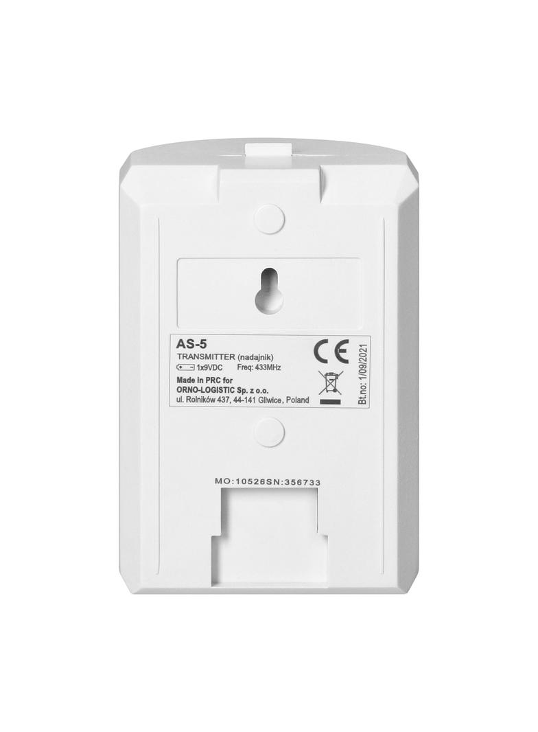 Czujnik ruchu z sygnalizacją bezprzewodową AS-5 ORNO