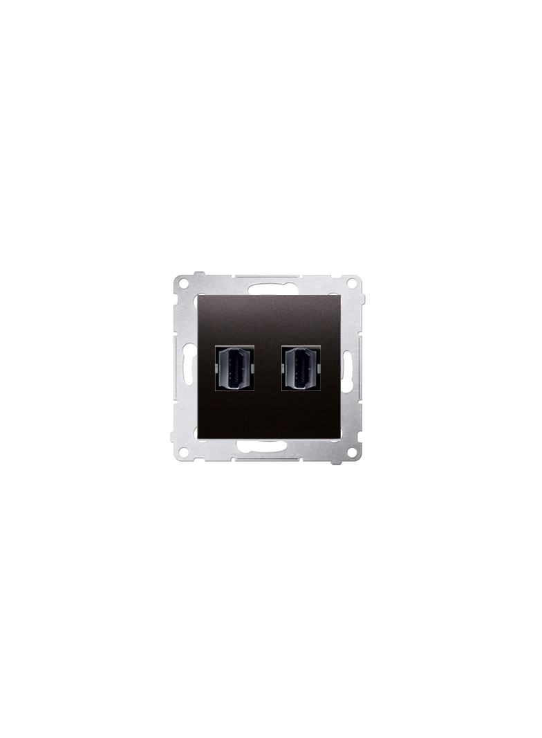 Simon 54 Gniazdo HDMI podwójne antracyt DGHDMI2.01/48 KONTAKT