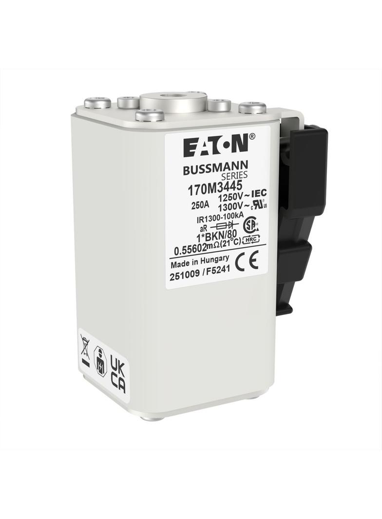FUSE 250A 1250V 1*BKN/80 AR CU Wkładka szybka 250A AC 1250V rozmiar 1 45x59x81 mm aR 170M3445 EATON