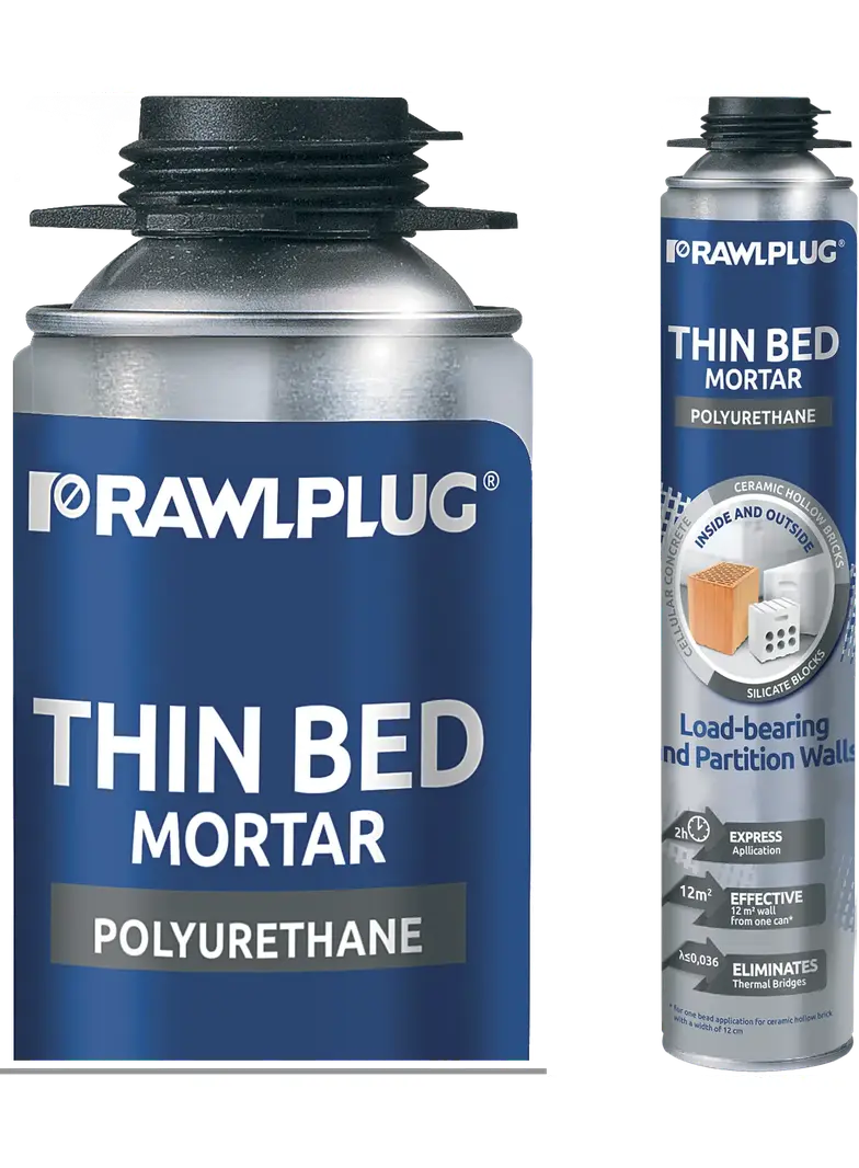 Zaprawa murarska poliuretanowa 750ml RPP-MORTAR RAWLPLUG