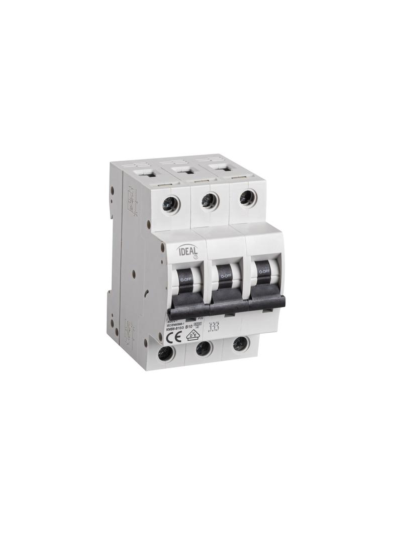 Wyłącznik nadprądowy 6kA 3P B10A KMB6-B10/3 IDEAL 23164 KANLUX