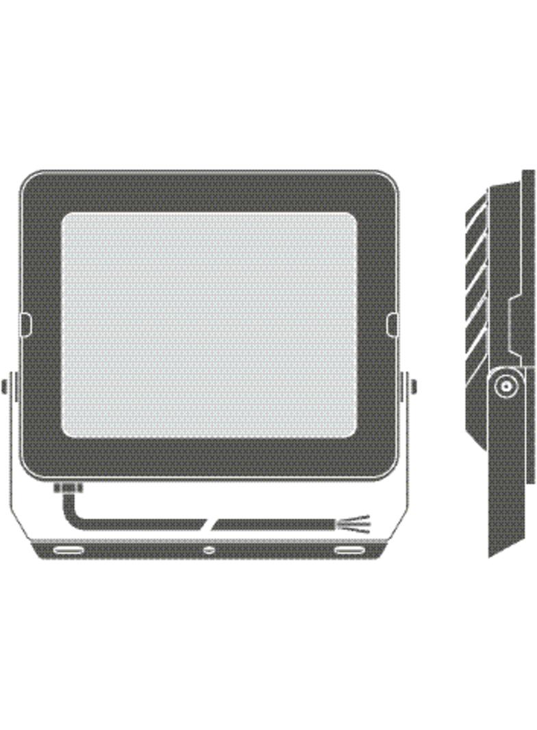 Naświetlacz LED FLOOD COMPACT V 90W 840 SYM 100 BK 4058075575004 LEDVANCE