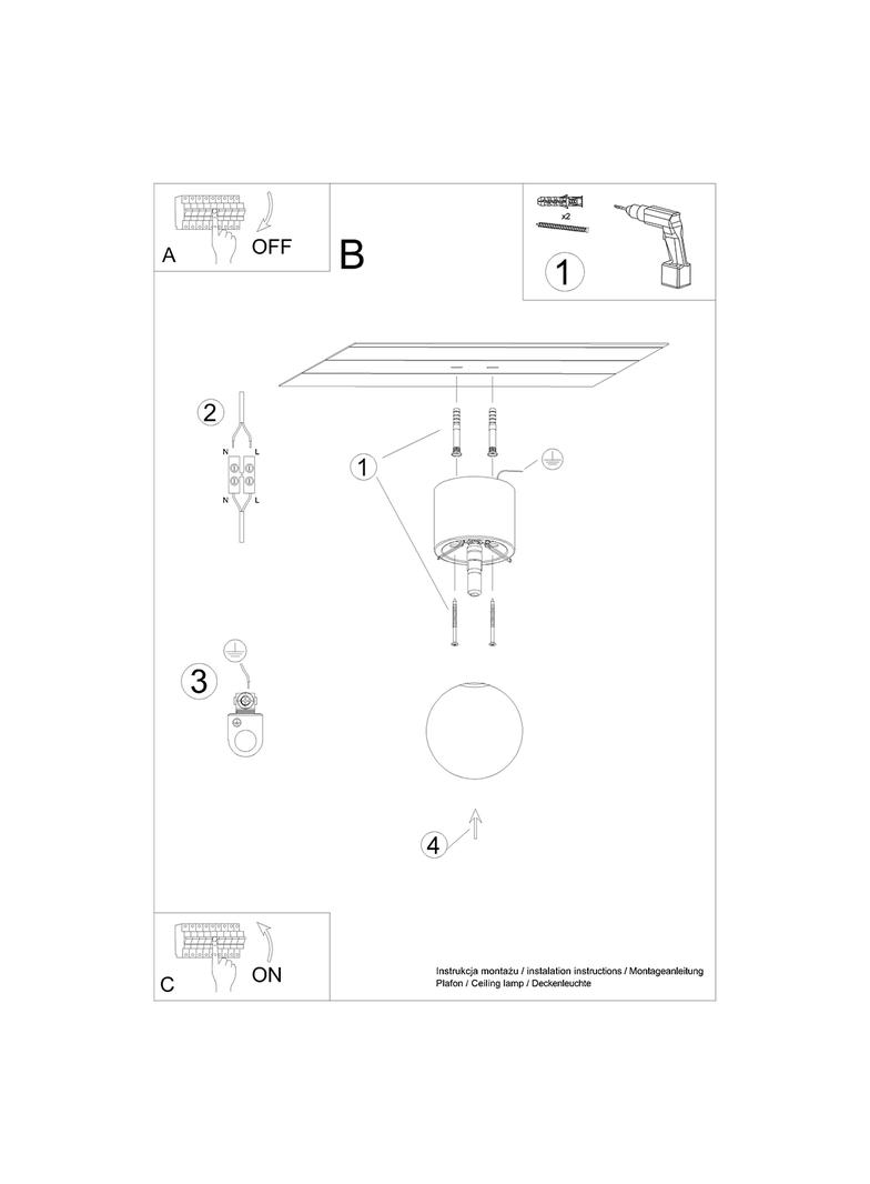 Sollux Plafon BOOMO 8 SL.1190