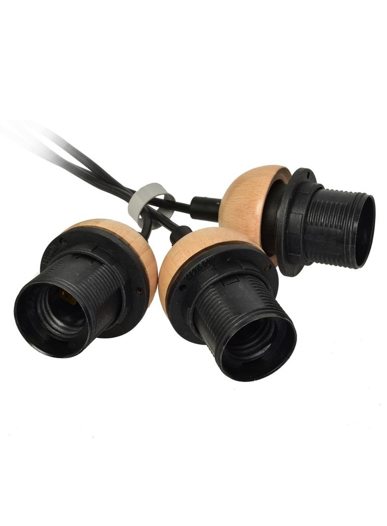 Milagro lampa wisząca Dama Black 3xE27 MLP6580